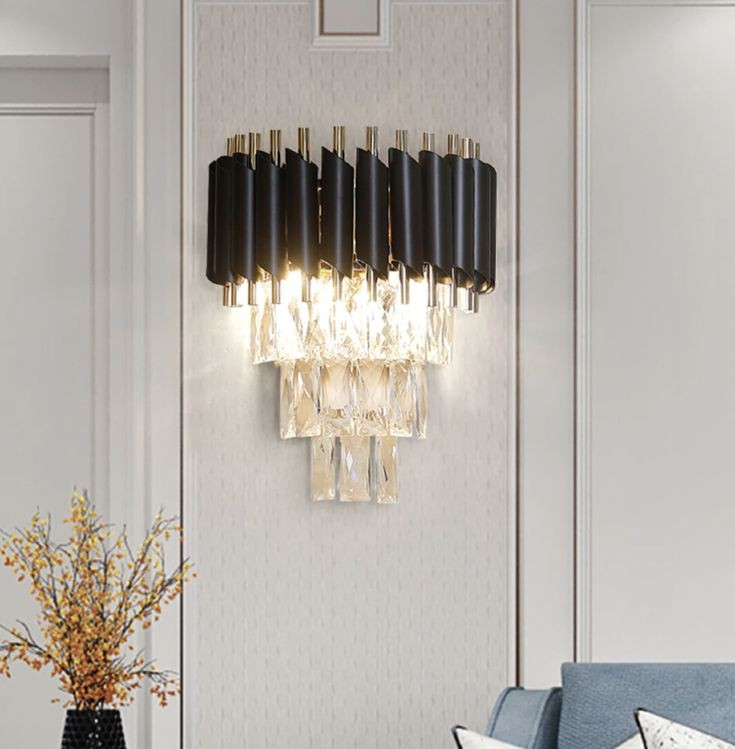 لوستردیواری کریستالی