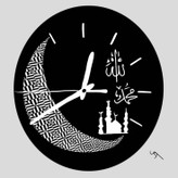 ساعت دیواری طلایی و مشکی مدرن | سبک مینیمال و جدید